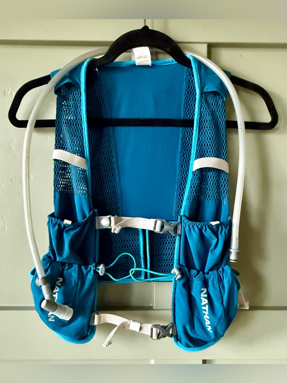 Nathan Vapor Air Lite 4L Hydration Vest- Marine Blue/Vapor Grey- Size L-XXL